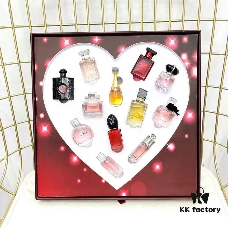 Luxury Perfume Mini Set 12-Piece Kit – Instantly 'Heart' Captured