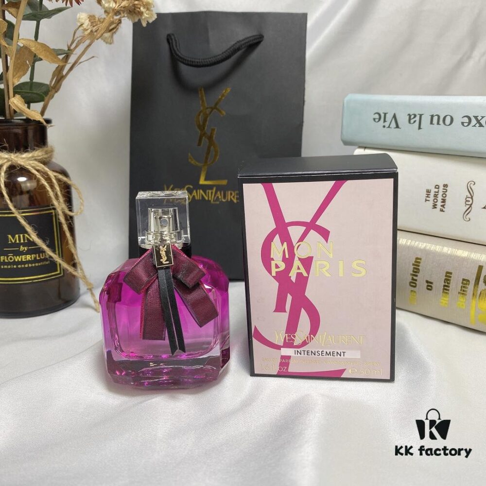 YSL Saint Laurent Mon Paris Intensement 90ml New Version Women's Eau de Parfum, Rose Floral Gourmand Fragrance