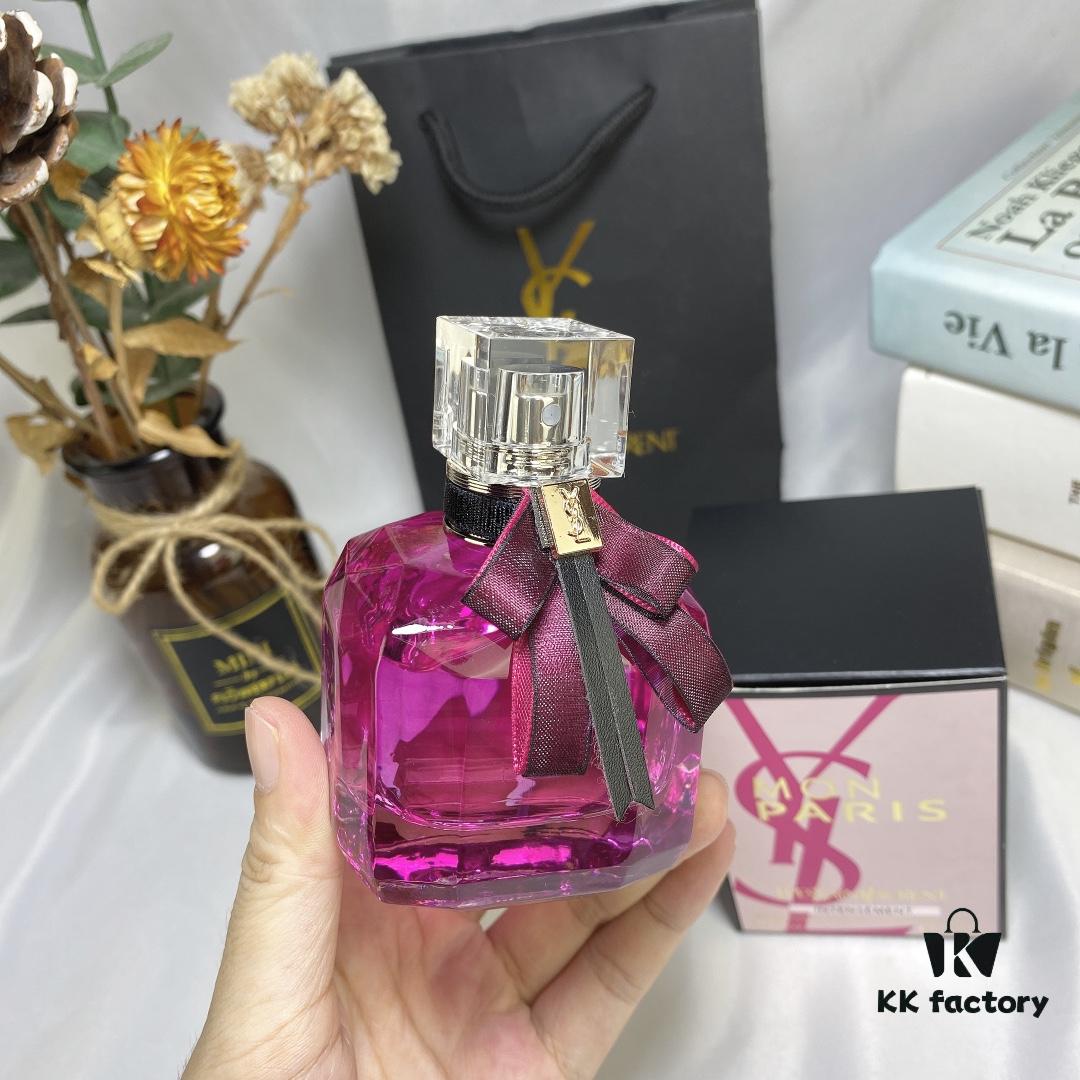 YSL Saint Laurent Mon Paris Intensement 90ml New Version Women's Eau de Parfum, Rose Floral Gourmand Fragrance