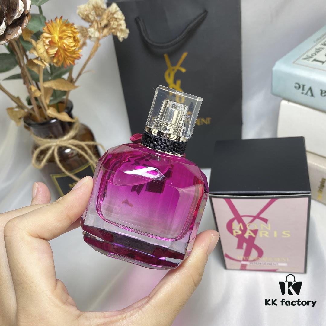 YSL Saint Laurent Mon Paris Intensement 90ml New Version Women's Eau de Parfum, Rose Floral Gourmand Fragrance