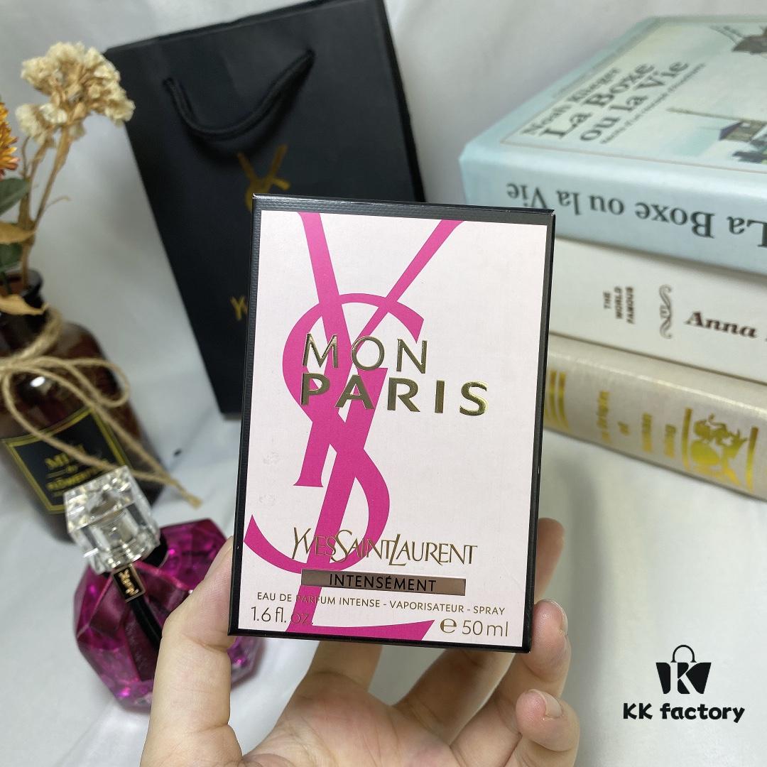 YSL Saint Laurent Mon Paris Intensement 90ml New Version Women's Eau de Parfum, Rose Floral Gourmand Fragrance
