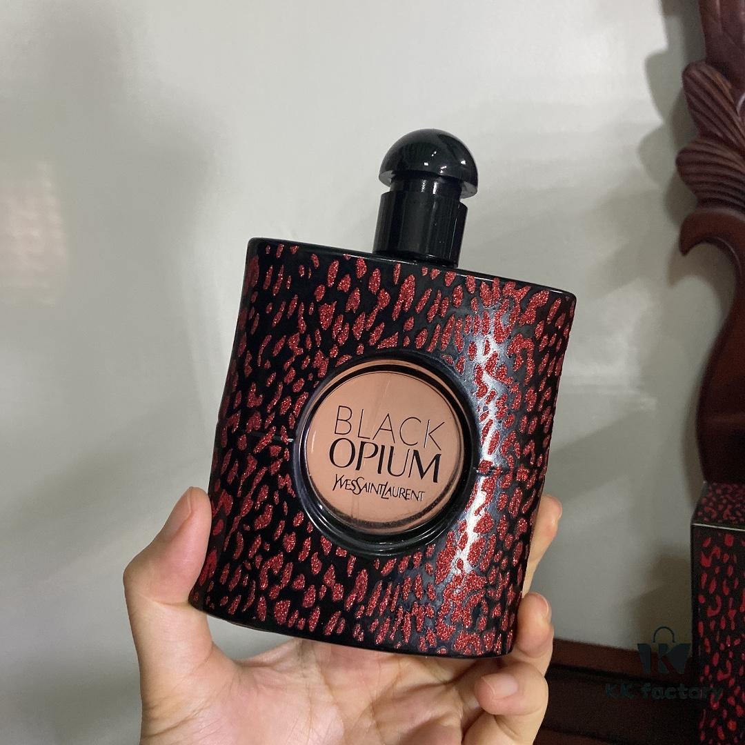 YSL Saint Laurent Black Opium Noir Pour Femme Perfume 90ml Christmas Limited Edition