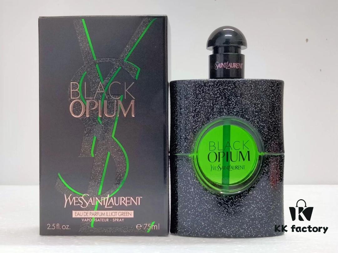 YSL Saint Laurent New Black Opium Illicit Green Perfume for Women EDP Intense Fragrance 75ml