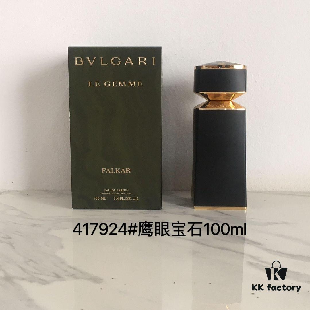 Bvlgari High-End Gemstone Perfume 100ml Series: Hawk's Eye Gem, Red Agate Gem, Jadeite Gem