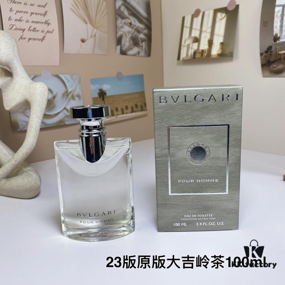 Bvlgari 2023 New Original Pour Homme Tea Extreme Men's Perfume 100ml, Warm Woody Fragrance