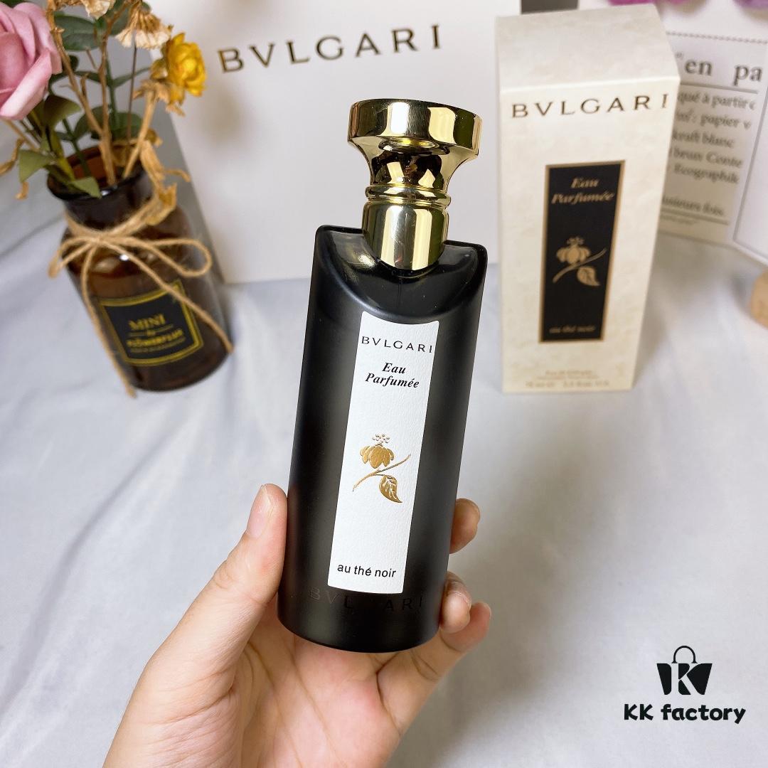Bvlgari The Noir Black Tea Unisex Fragrance 75ML EDC Cologne, Oud Rose with Leather and Medicinal Woody Notes