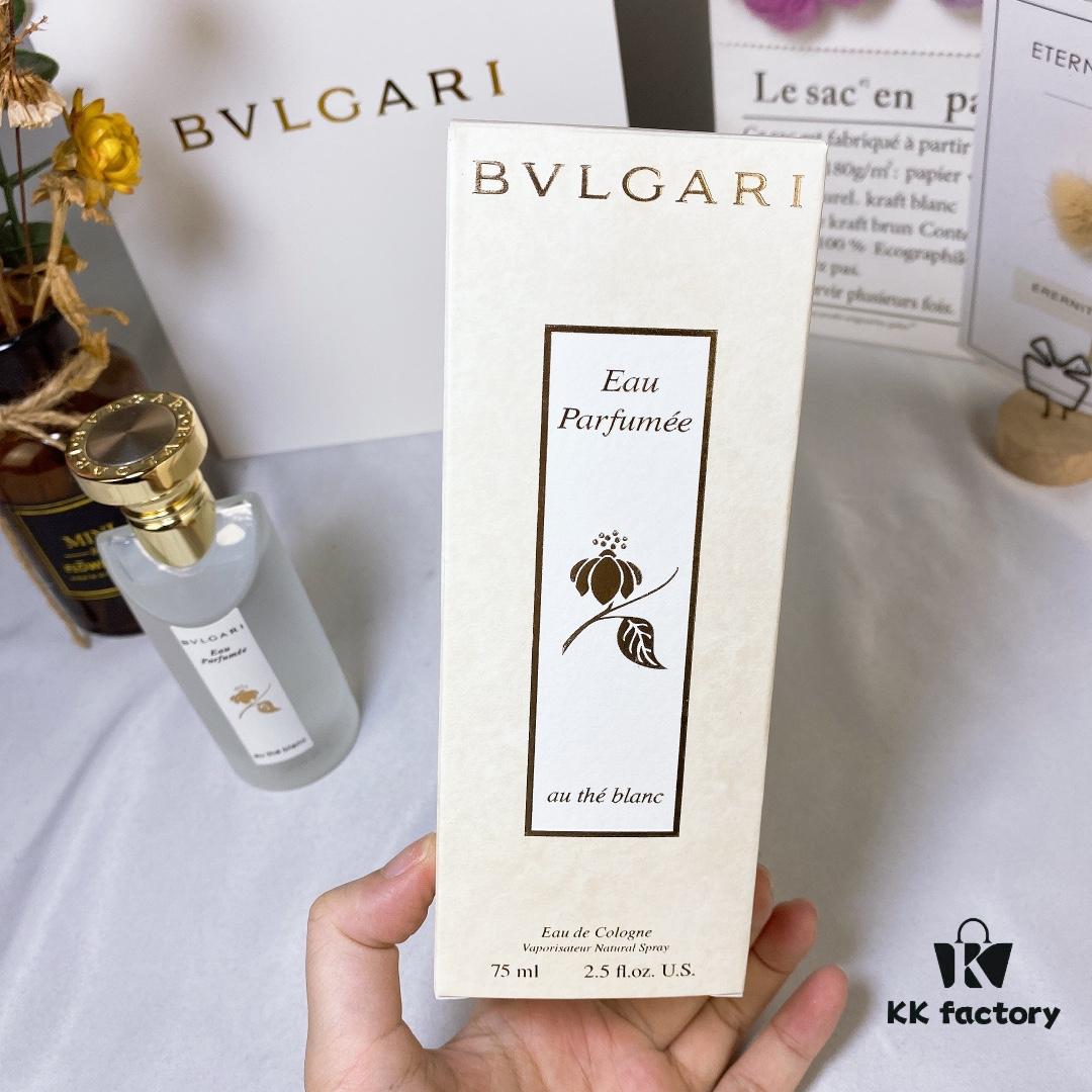 BVLGARI Bulgari White Tea Eau de Cologne for Unisex - Pure and Serene White Tea Aroma 75ml