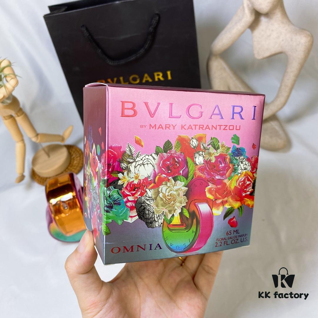 Bvlgari Omnia 2021 Limited Edition Coral Radiance EDT Rainbow Bottle - Fruity Floral Fragrance