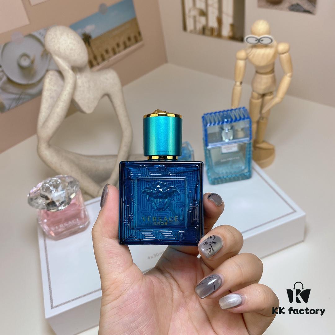 Versace Perfume Mini Set 30ml Four-Piece Set with Spray Nozzles