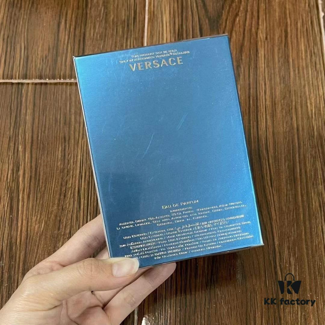 Versace Eros Pour Homme Intense 100ml – High-End Quality, EDP Fragrance with Mediterranean Blue Bottle, Inspired by the Greek God of Strength Defying Cupid's Romantic Arrows