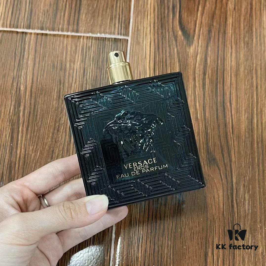 Versace Eros Pour Homme Intense 100ml – High-End Quality, EDP Fragrance with Mediterranean Blue Bottle, Inspired by the Greek God of Strength Defying Cupid's Romantic Arrows