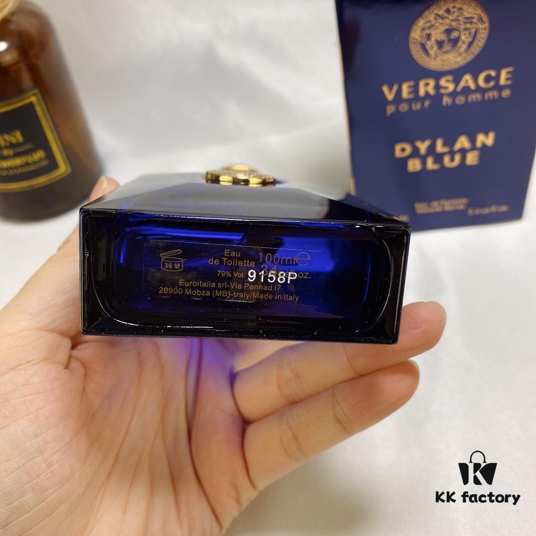 Original Counter Version Versace Pour Homme Dylan Blue EDT Eau de Toilette for Men 100ml