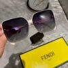 Fendi Women's Polarized Sunglasses 🕶️ Fashionable Face-Framing Luxury Style Trendy Design Recommended from Live Broadcast (6071)