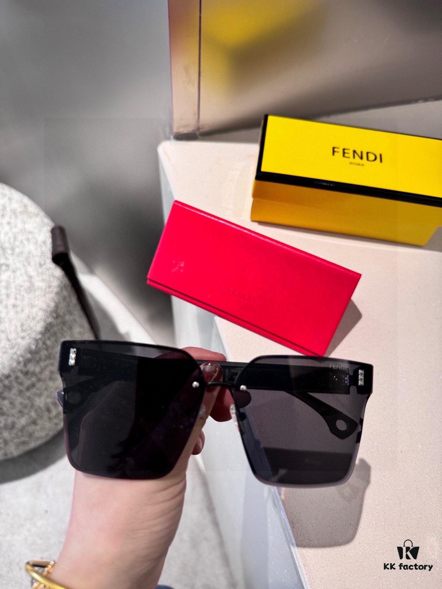Fendi💌 Polarized Resin Sunglasses😎 New Style Chanel-Inspired Sun Glasses Reduce Glare🥰 Block Harmful Light and Radiation😊 Essential for Travel, Outings, and Stylish Outfits🌸 Suitable for Driving Too🧐 Brand Philosophy - Trends Come and Go, but Style Remains Eternal🥳 6115 Eyewear Sunglasses