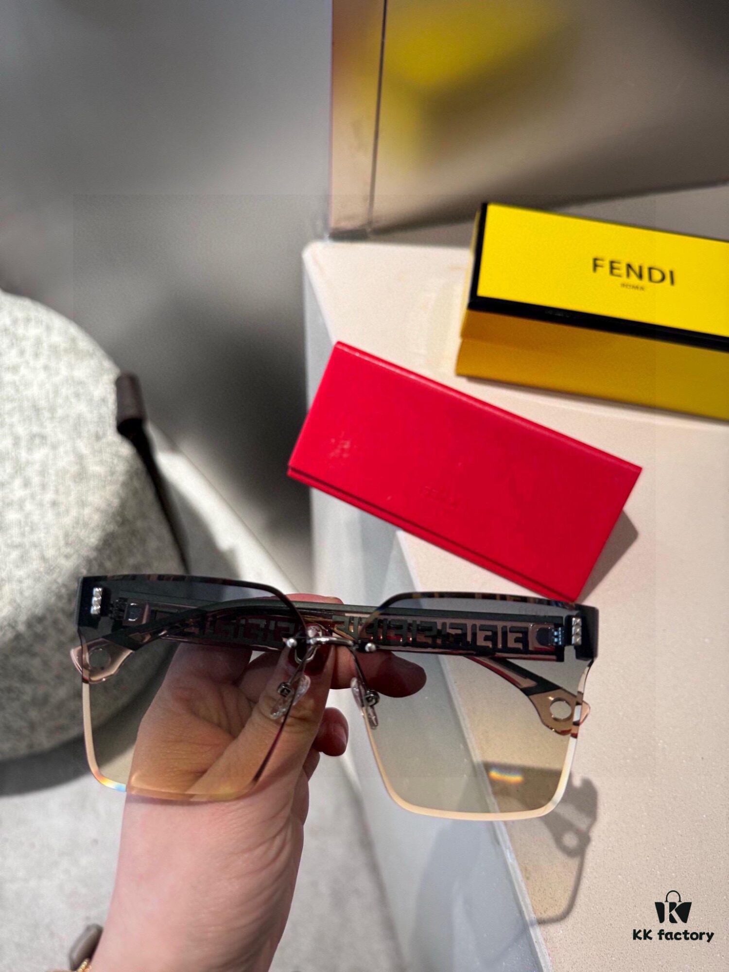 Fendi💌 Polarized Resin Sunglasses😎 New Style Chanel-Inspired Sun Glasses Reduce Glare🥰 Block Harmful Light and Radiation😊 Essential for Travel, Outings, and Stylish Outfits🌸 Suitable for Driving Too🧐 Brand Philosophy - Trends Come and Go, but Style Remains Eternal🥳 6115 Eyewear Sunglasses
