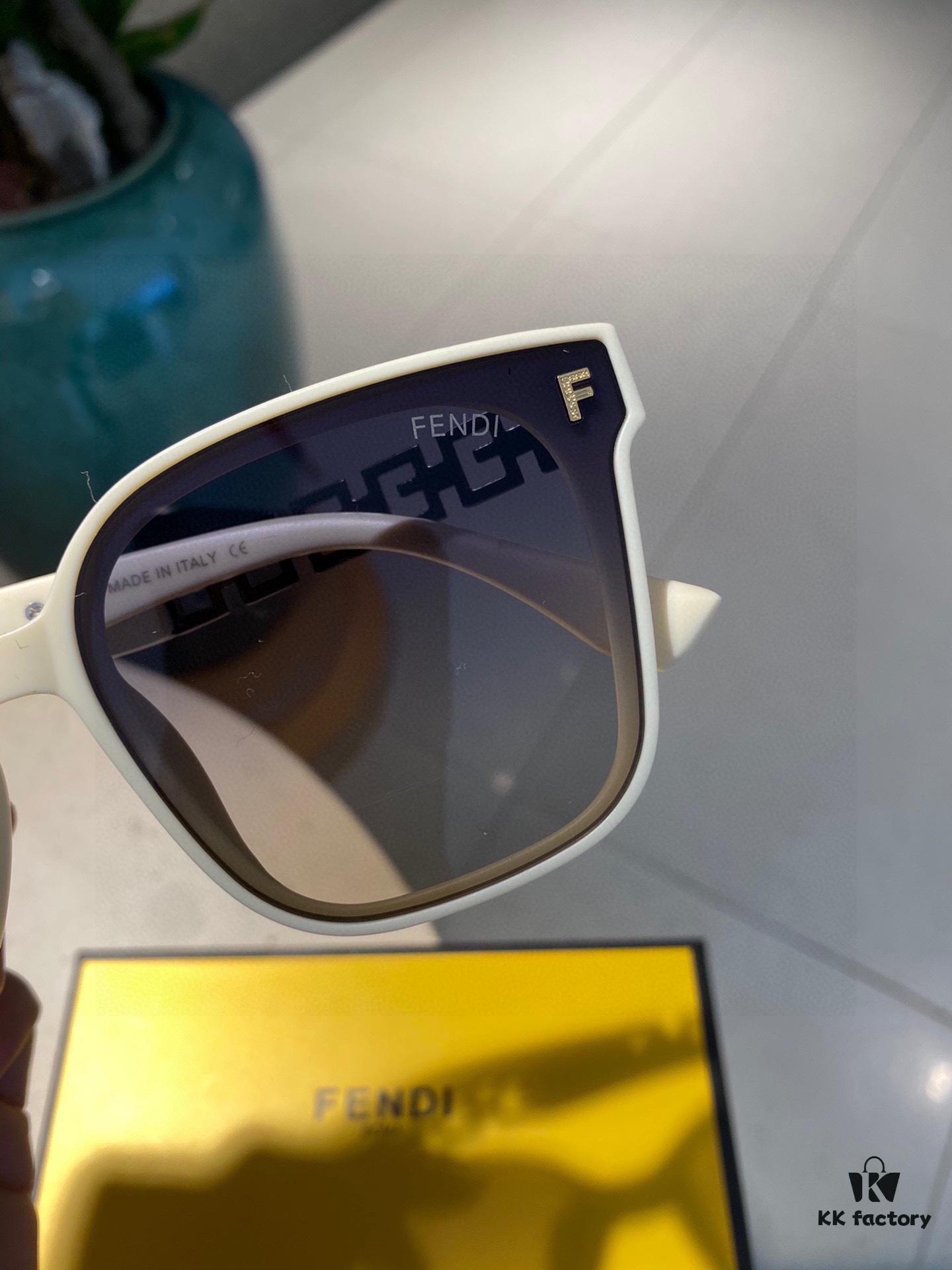 Fendi Polarized Metal Women's Sunglasses