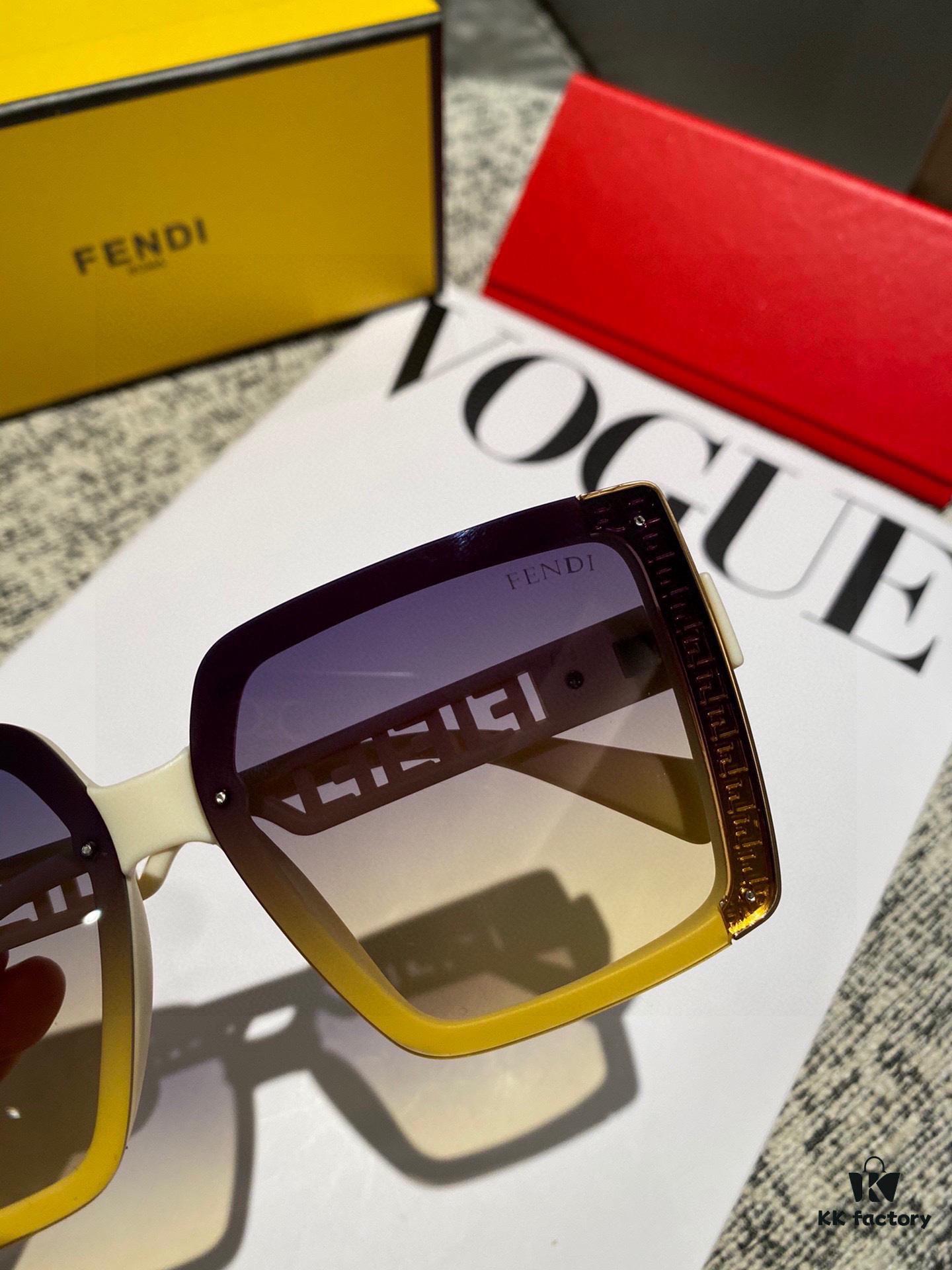 Fendi Polari Resin Polarized Sunglasses 😎 New Style Chanel-Inspired Sun Glasses for UV Protection and Radiation Shield 🥰 Must-Have Accessory for Travel, Outfits, and Driving 🌸 Fashion Meets Functionality