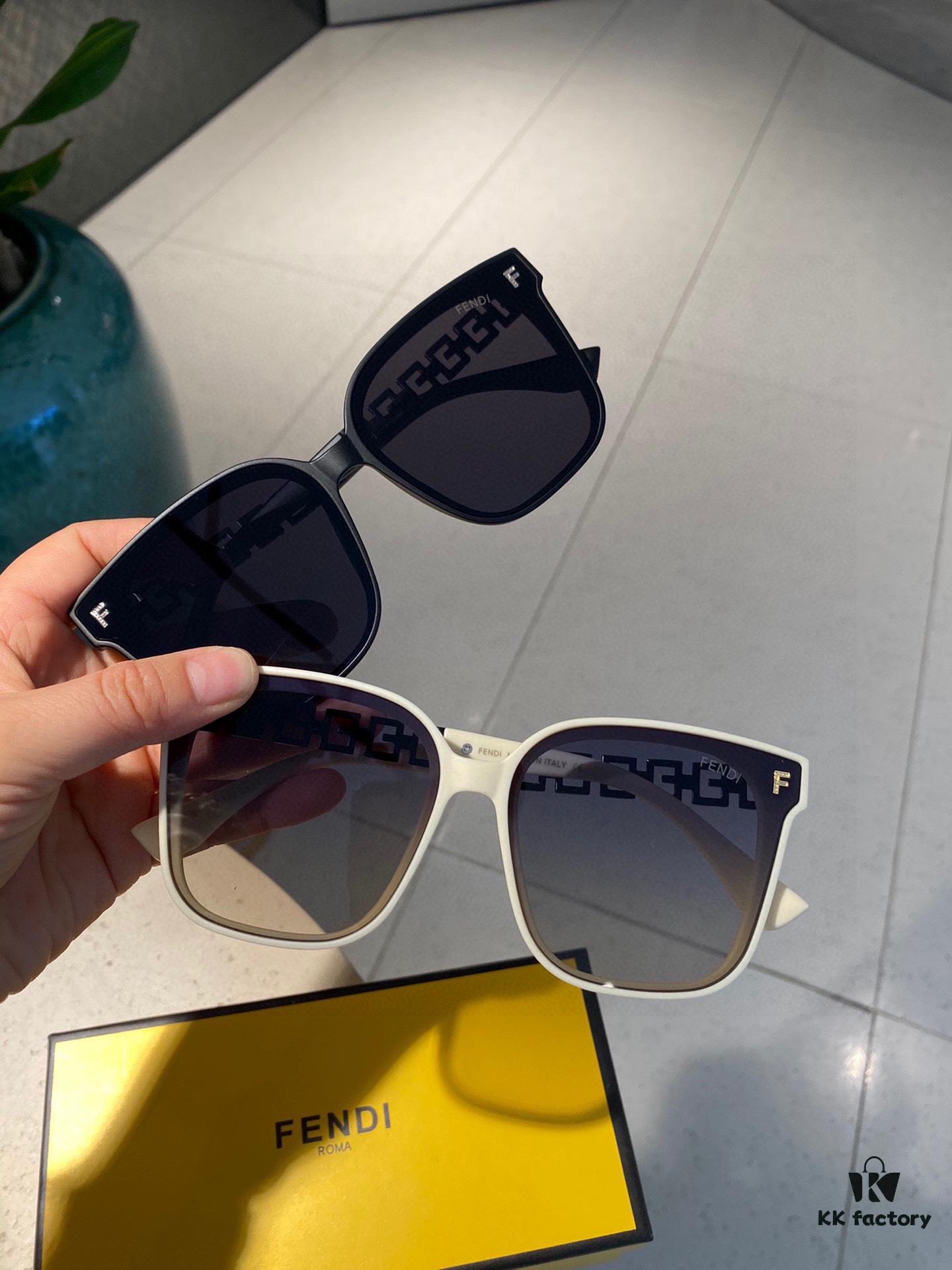 Fendi Polarized Metal Women's Sunglasses