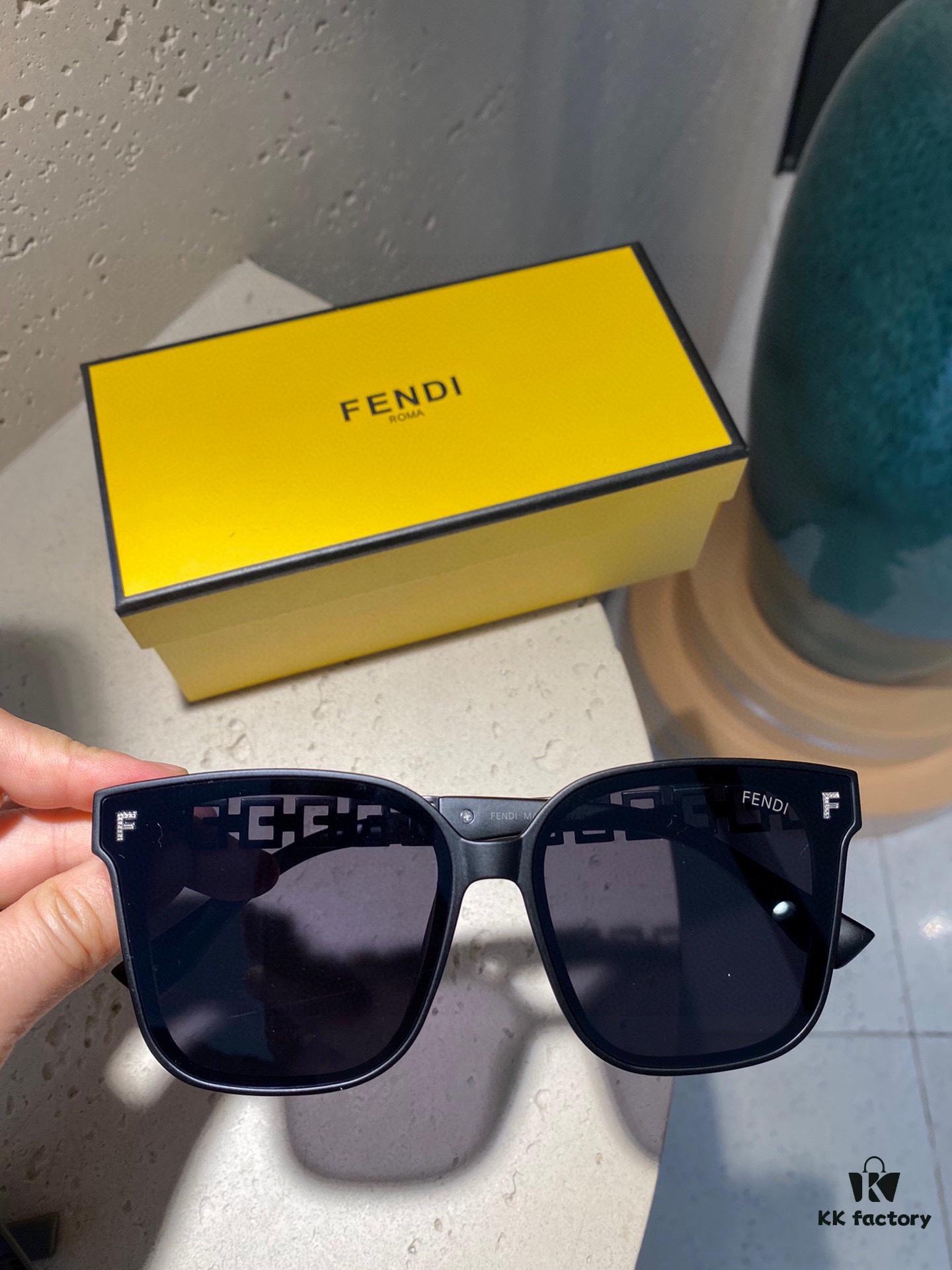 Fendi Polarized Metal Women's Sunglasses
