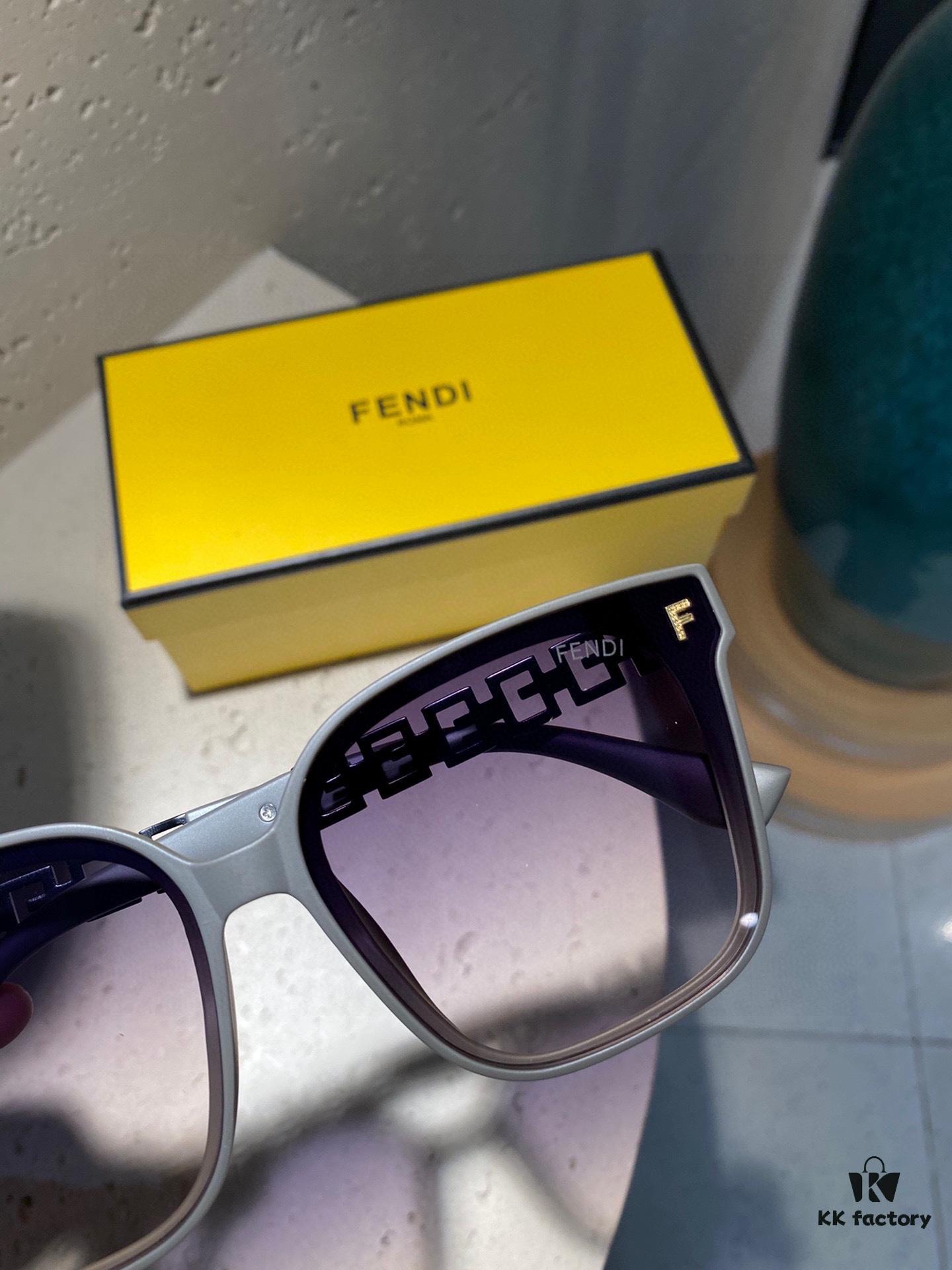 Fendi Polarized Metal Women's Sunglasses