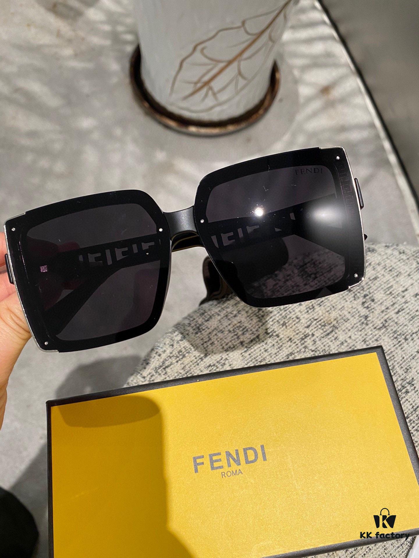 Fendi💌 Polarized Resin Sunglasses😎 New Style Chanel-Inspired Shades to Reduce Glare🥰 Block Harmful and Radiation Rays😊 Essential Fashion Accessory for Travel and Outfits🌸 Also Ideal for Driving🧐 Brand Philosophy - Trends Come and Go, but Style Remains Eternal🥳 6115 Eyewear Sunglasses
