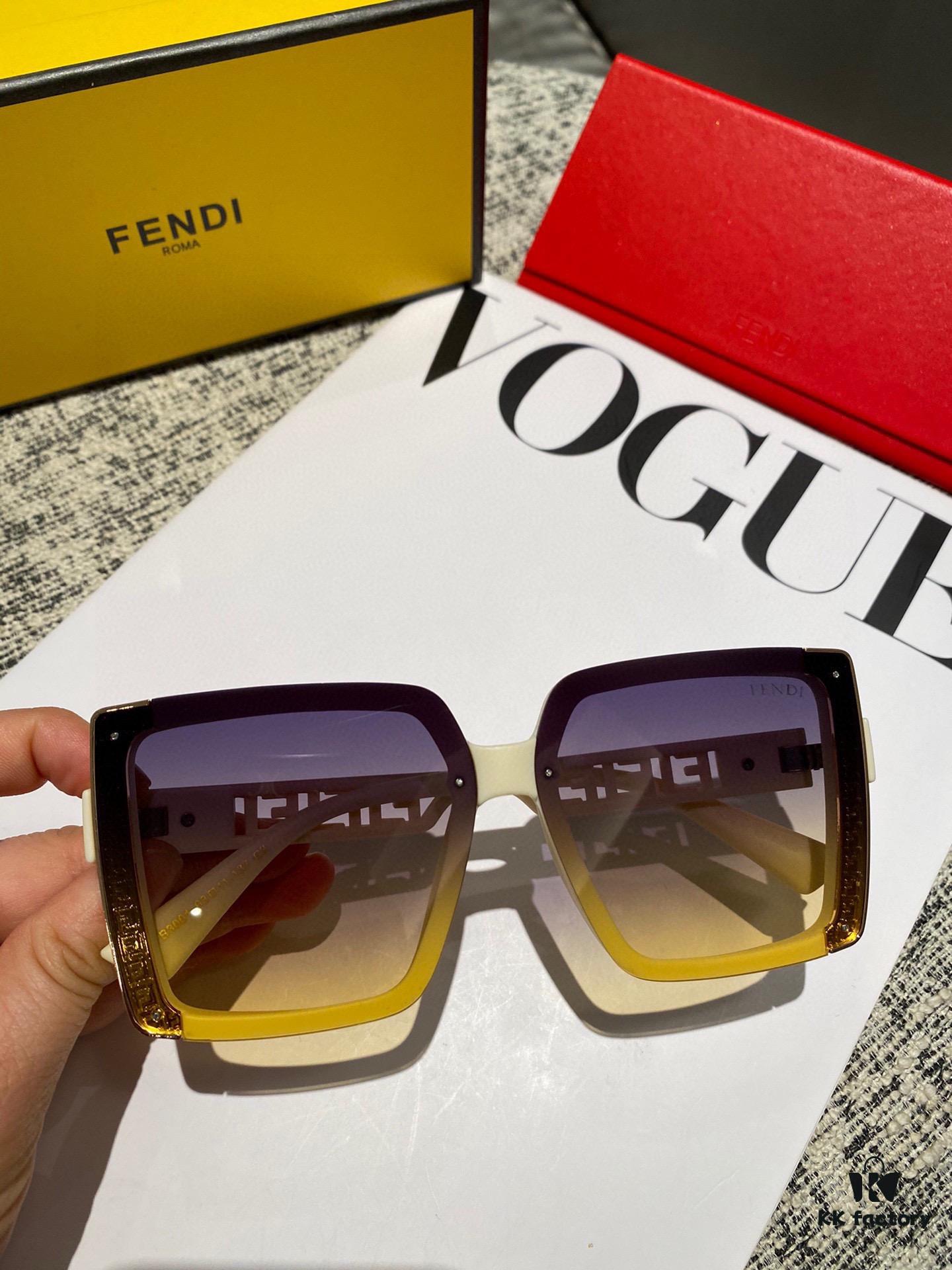 Fendi Postaloy Polarized Sunglasses 😎 New Fashion Stylish Sun Glasses, Reduce Glare and Block Harmful Radiation 🥰 Essential for Travel, Outfits, and Driving 🌸