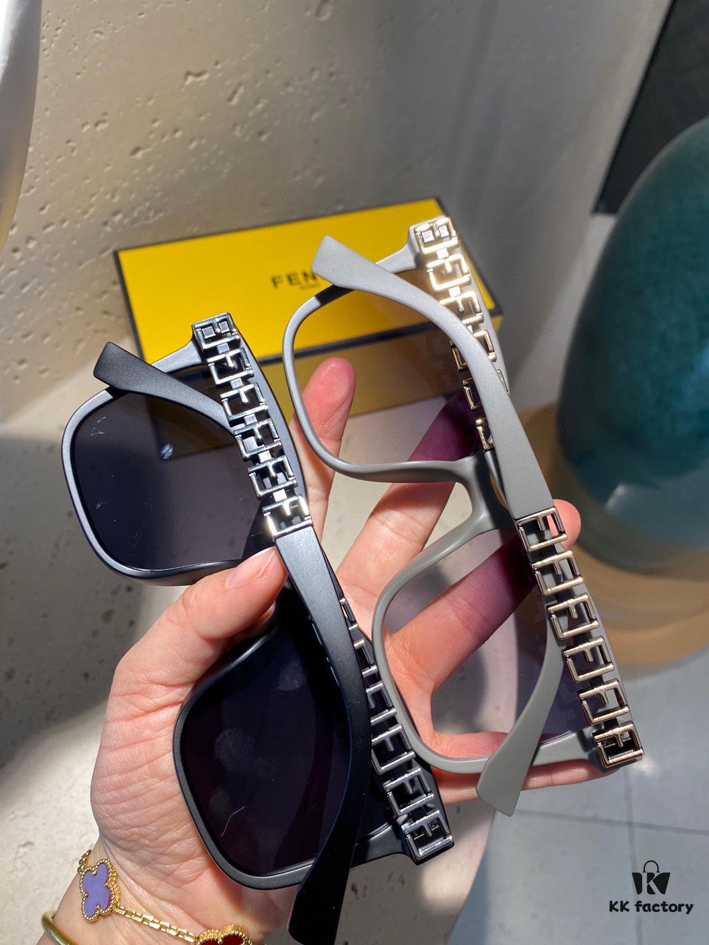 Fendi Polarized Metal Women's Sunglasses