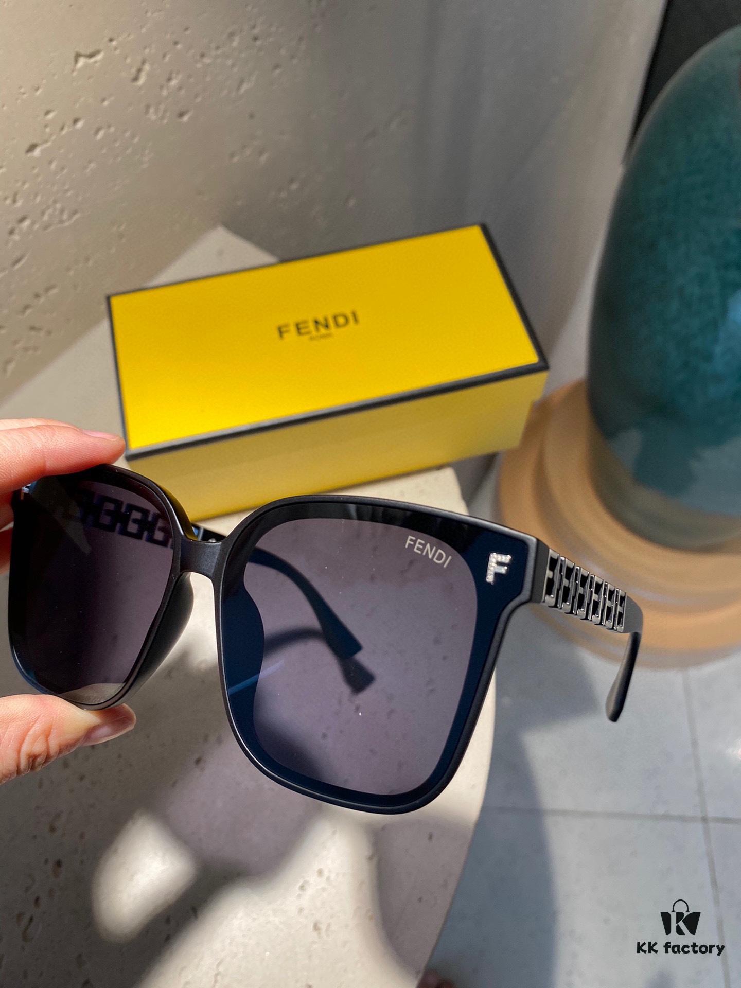 Fendi Polarized Metal Women's Sunglasses