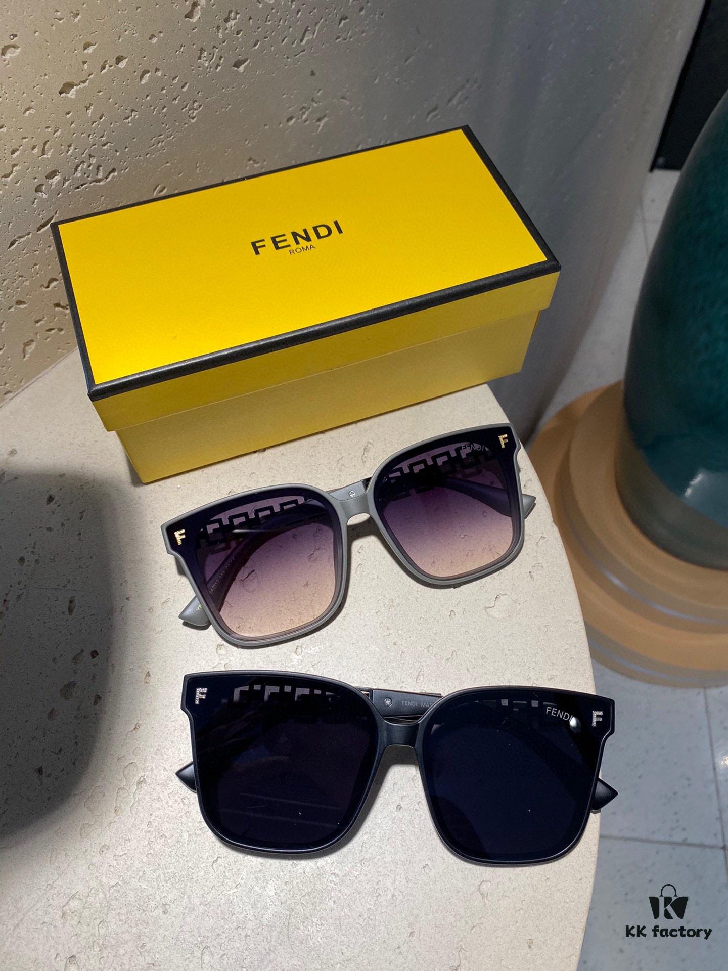 Fendi Polarized Metal Women's Sunglasses