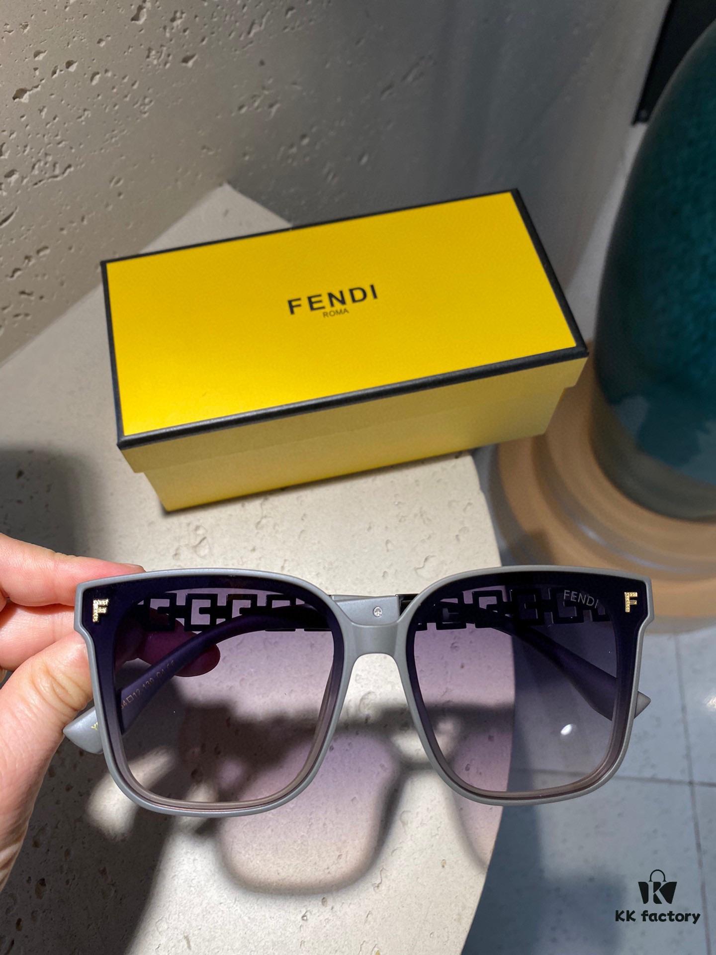Fendi Polarized Metal Women's Sunglasses