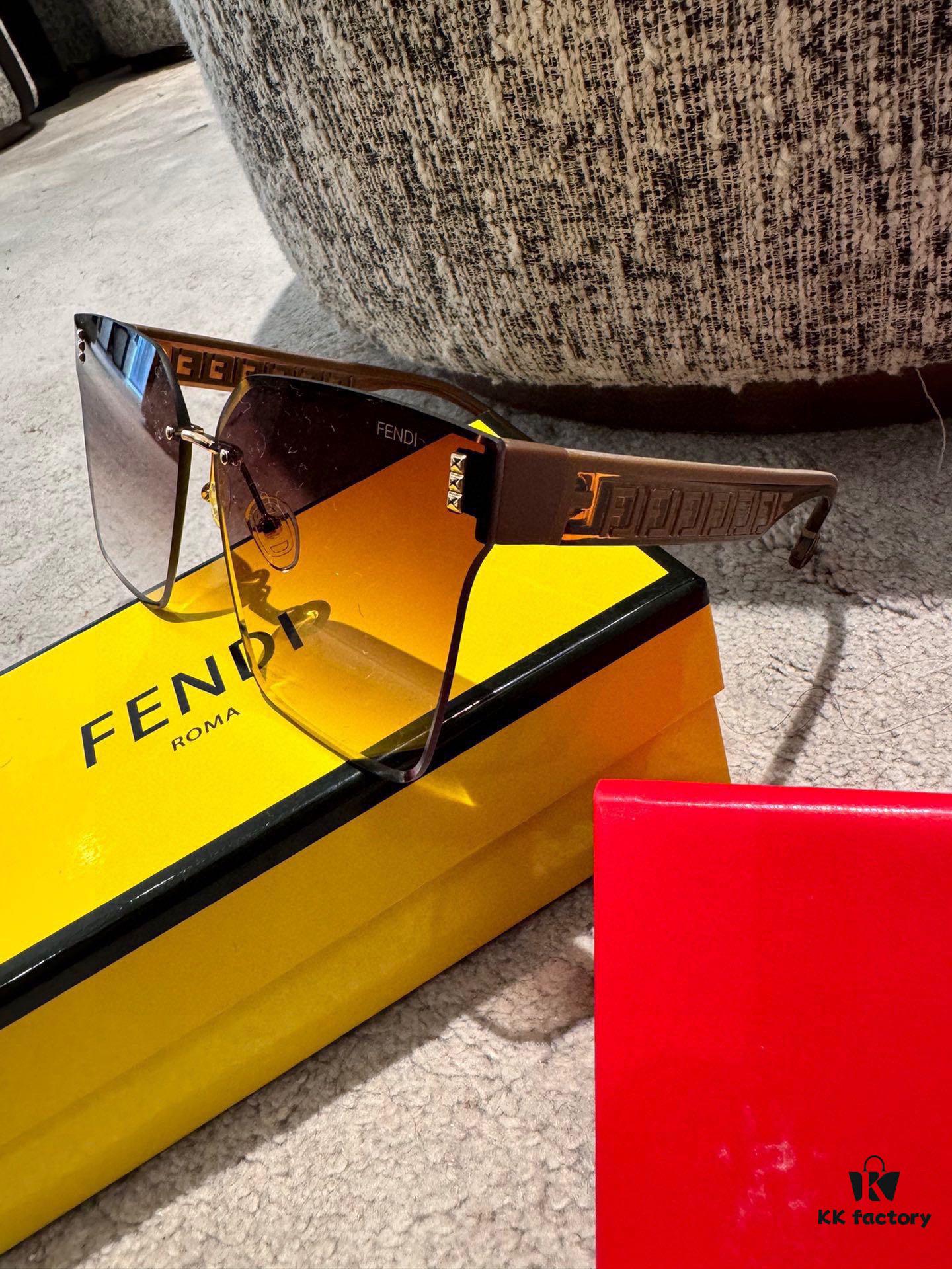 Fendi💌 Polarized Resin Sunglasses😎 New Style Chic Sun Glasses Reduce Glare, Block Harmful Radiation, Essential for Travel and Outfits🌸 Great for Driving Too🧐 Brand Philosophy - Trends Come and Go, Style Remains🥳 6115 Eyewear