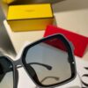Fendi Women's Polarized Sunglasses 🕶️ Fashionable Face-Framing Designer Style Trendy Sunglasses Live-Stream Recommended Model (6109)