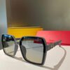 Fendi Women's Polarized Sunglasses 🕶️ Fashionable Face-Framing Designer Style Trendy Sunglasses Live-Stream Recommended Model (6109)