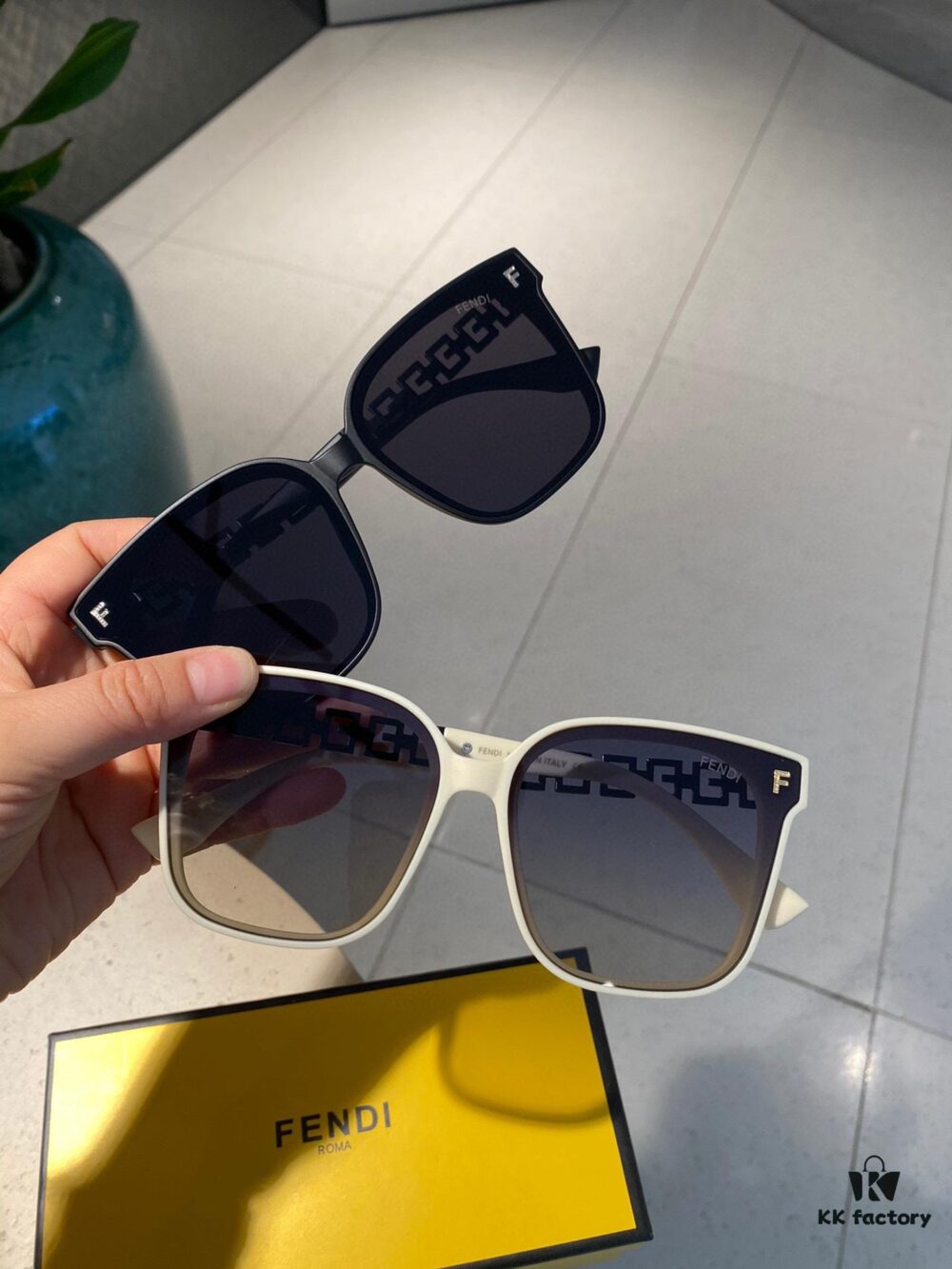 Fendi Polarized Metal Women's Sunglasses