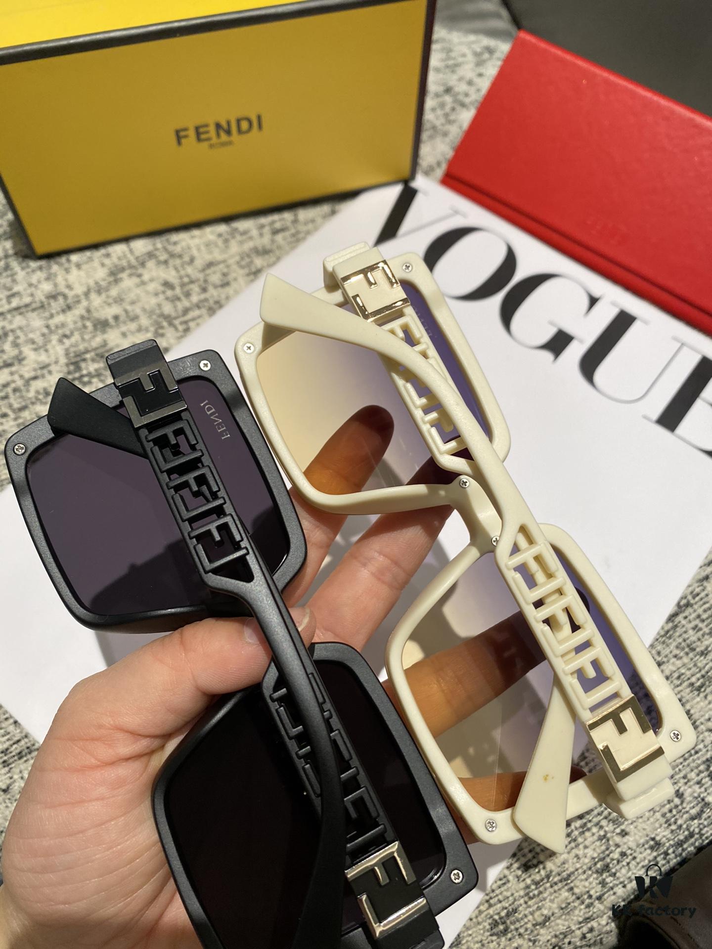 Fendi💌 Polarized Resin Sunglasses😎 New Style Chic Sun Glasses Reduce Glare, Block Harmful Radiation, Essential for Travel and Daily Wear🌸 Perfect for Driving 🧐 Brand Philosophy - Trends Come and Go, but Style Remains 🥳 3001 Eyewear