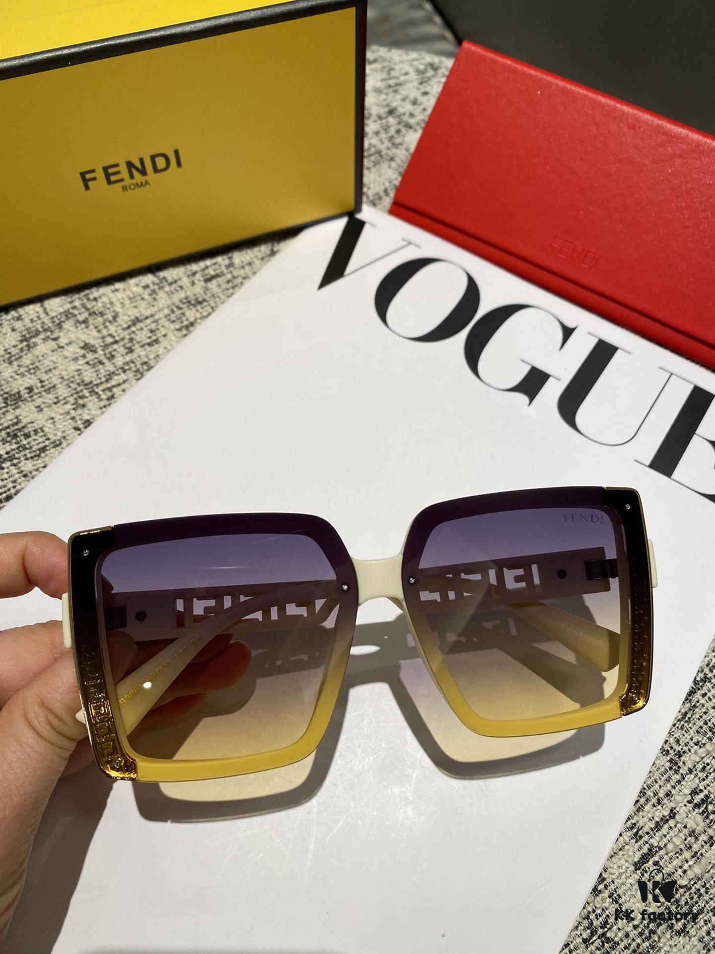 Fendi💌 Polarized Resin Sunglasses😎 New Style Chic Sun Glasses Reduce Glare, Block Harmful Radiation, Essential for Travel and Daily Wear🌸 Perfect for Driving 🧐 Brand Philosophy - Trends Come and Go, but Style Remains 🥳 3001 Eyewear
