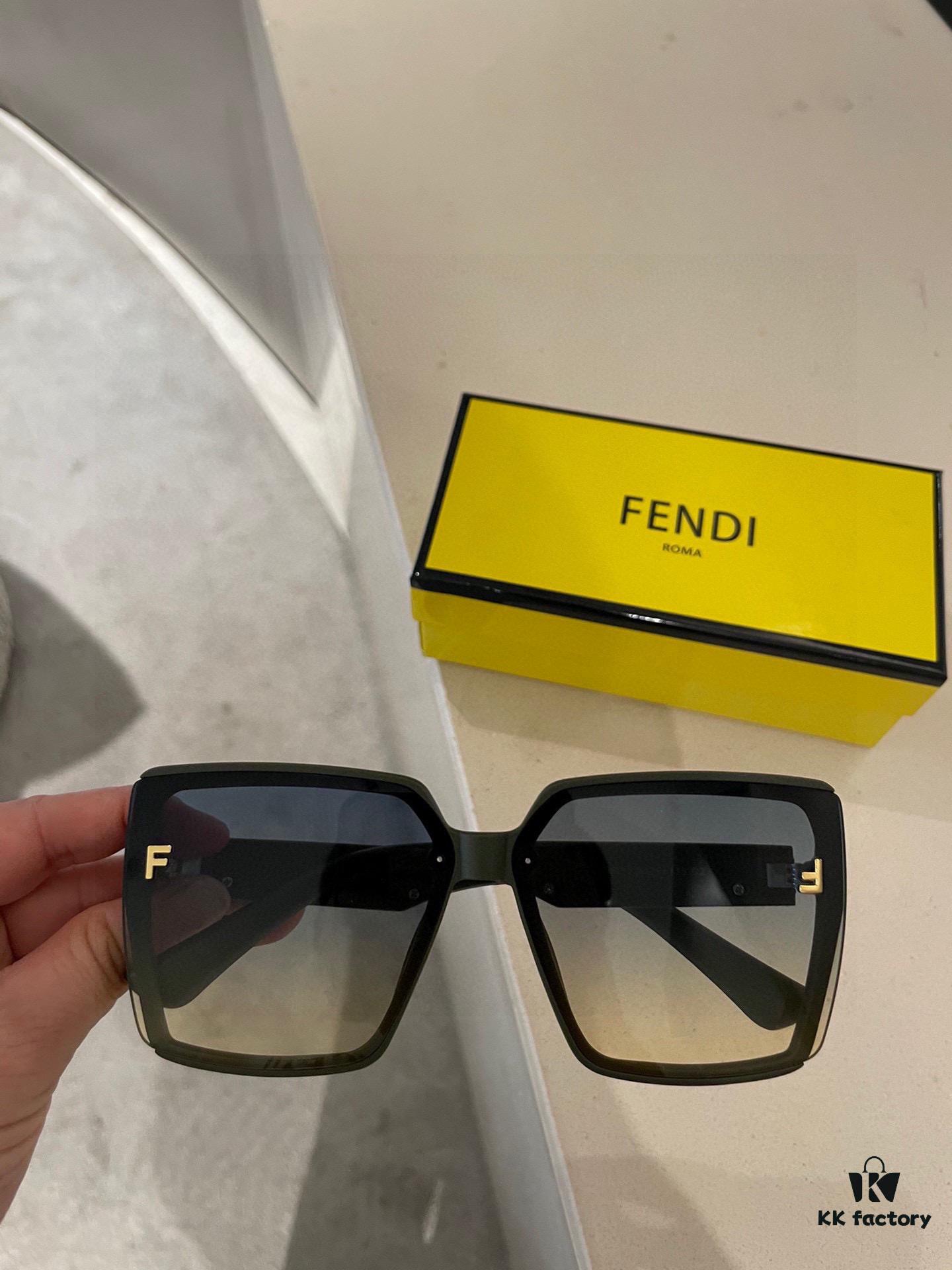 Fendi Postaloy Polarized Sunglasses 😎 New Style Chic Sun Glasses to Reduce Glare, Block Harmful Radiation, Perfect for Travel and Daily Wear 🌸 Ideal for Driving 🧐 Brand Philosophy - Trends Come and Go, but Style Remains 🥳
