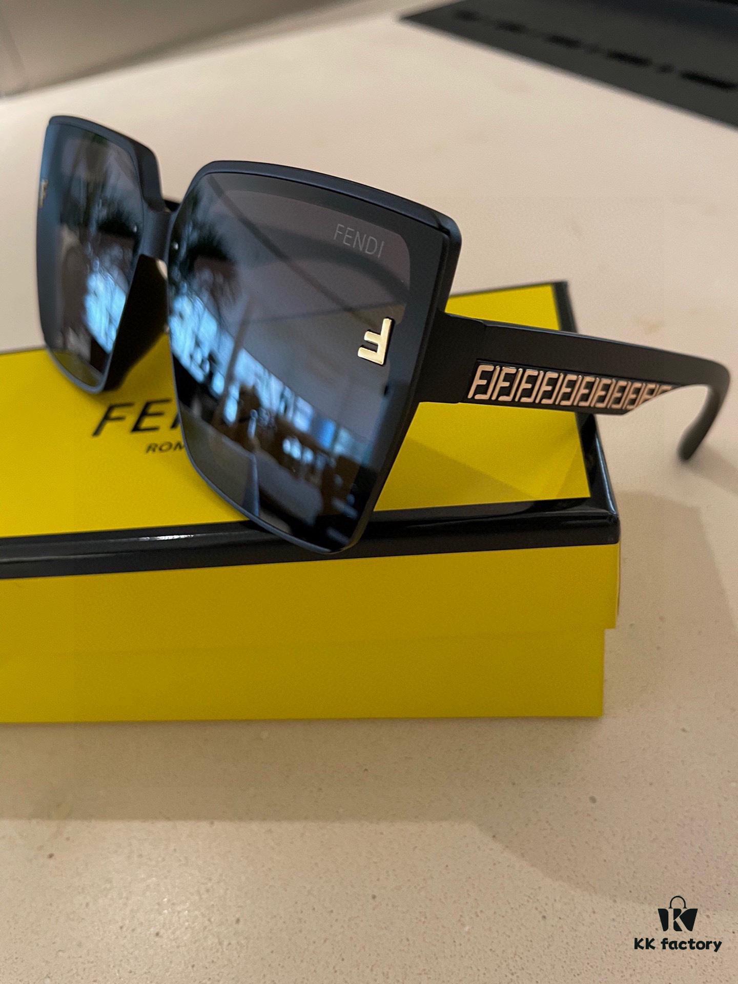 Fendi Postaloy Polarized Sunglasses 😎 New Style Chic Sun Glasses to Reduce Glare, Block Harmful Radiation, Perfect for Travel and Daily Wear 🌸 Ideal for Driving 🧐 Brand Philosophy - Trends Come and Go, but Style Remains 🥳