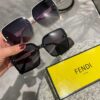 Fendi Women's Polarized Sunglasses 🕶️ Fashionable Face-Framing Luxury Style Trendy Design Recommended from Live Broadcast (6071)