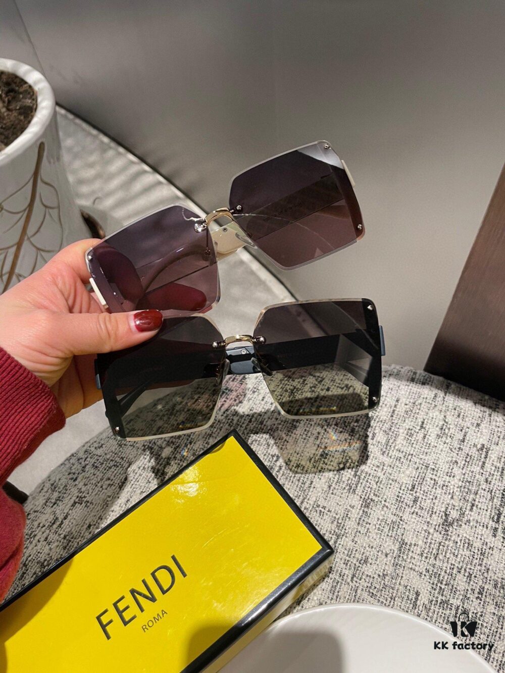 Fendi 💫 Polarized 💫 Fashionable and Elegant Sunglasses for Women