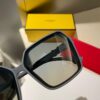 Fendi Women's Polarized Sunglasses 🕶️ Fashionable Face-Framing Designer Style Trendy Sun Glasses Live Broadcast Recommended Model (6109)
