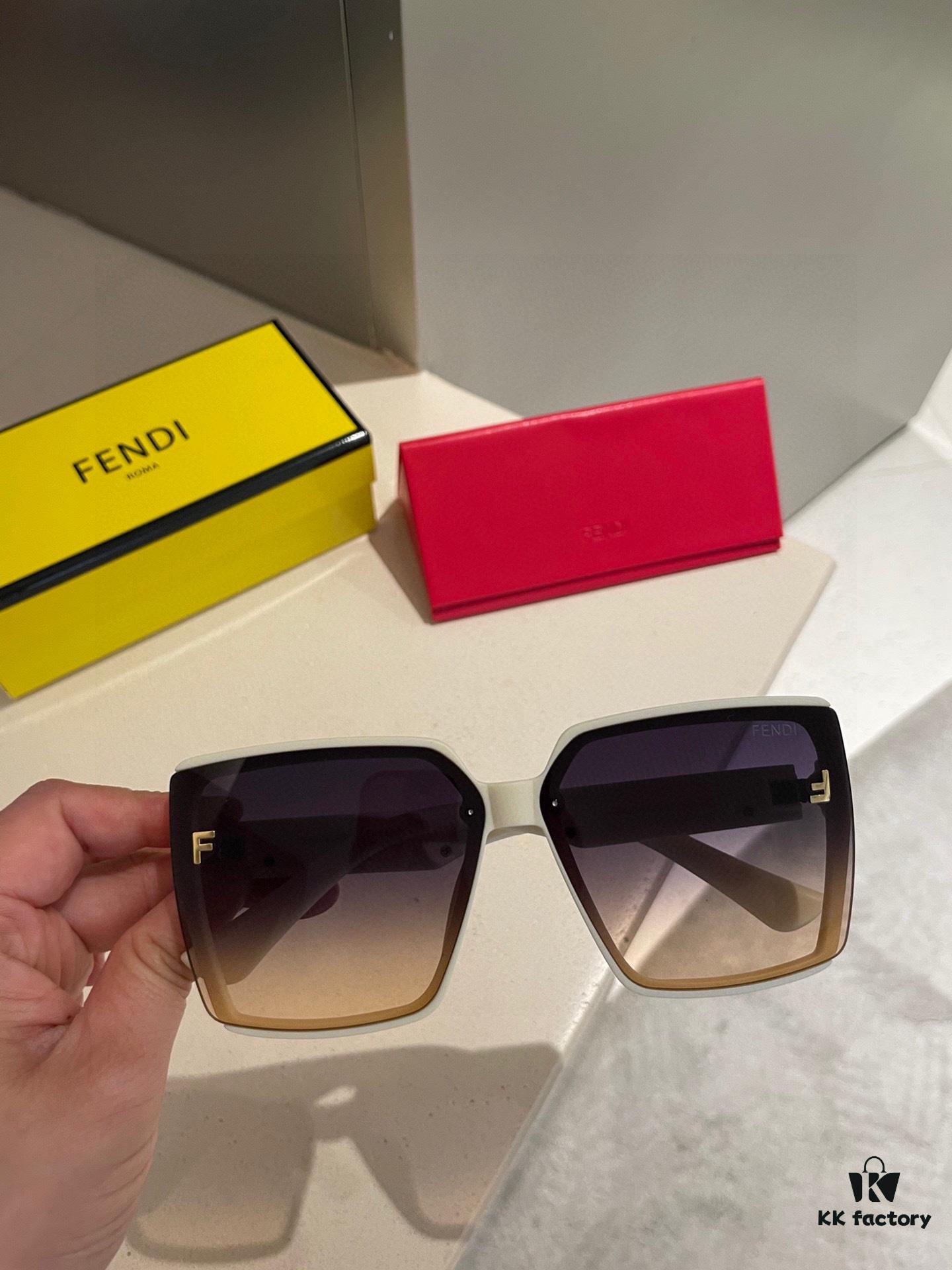 Fendi Postaloy Polarized Sunglasses 😎 New Style Chic Sun Glasses to Reduce Glare 🥰 Block Harmful Light and Radiation 😊 Essential for Travel, Outfits, and Driving 🌸