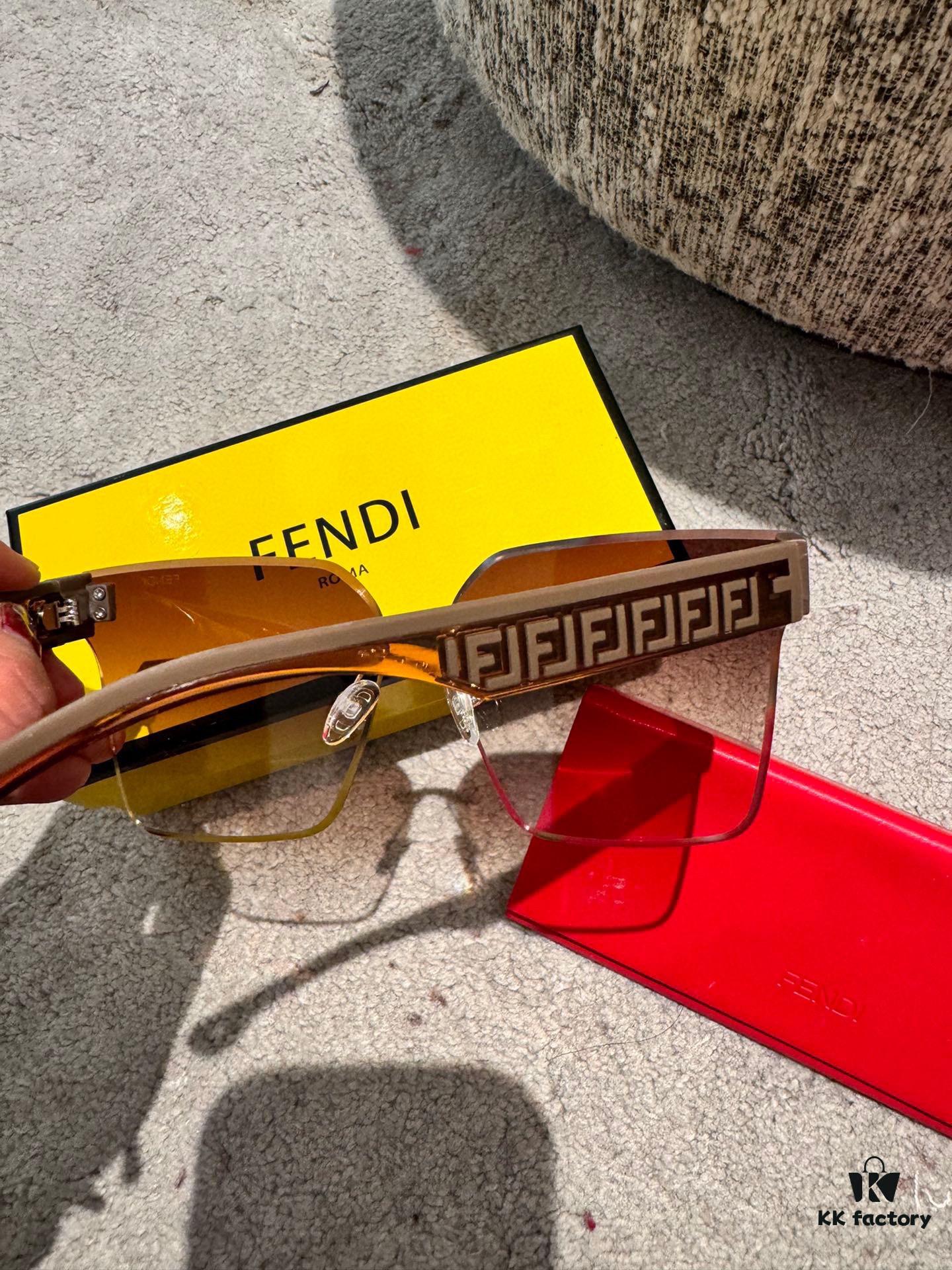 Fendi Polarized Resin Sunglasses 😎 New Style Chic Sun Glasses, Reduce Glare, Block Harmful Light and Radiation 🥰 Essential for Travel and Styling 🌸 Suitable for Driving 🧐 Brand Philosophy - Trends Come and Go, but Style Remains 🥳 6115 Eyewear