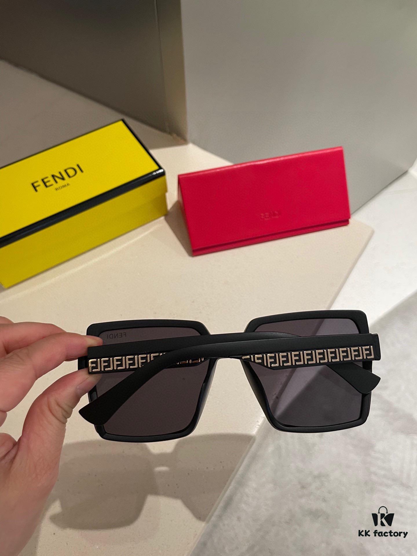 Fendi Postaloy Resin Polarized Sunglasses 😎 New Style Chic Sun Glasses to Reduce Glare 🥰 Block Harmful Light and Radiation 😊 Essential Fashion Accessory for Travel and Outfits 🌸 Also Suitable for Driving 🧐 Brand Philosophy - Trends Come and Go, but Style Remains Forever 🥳