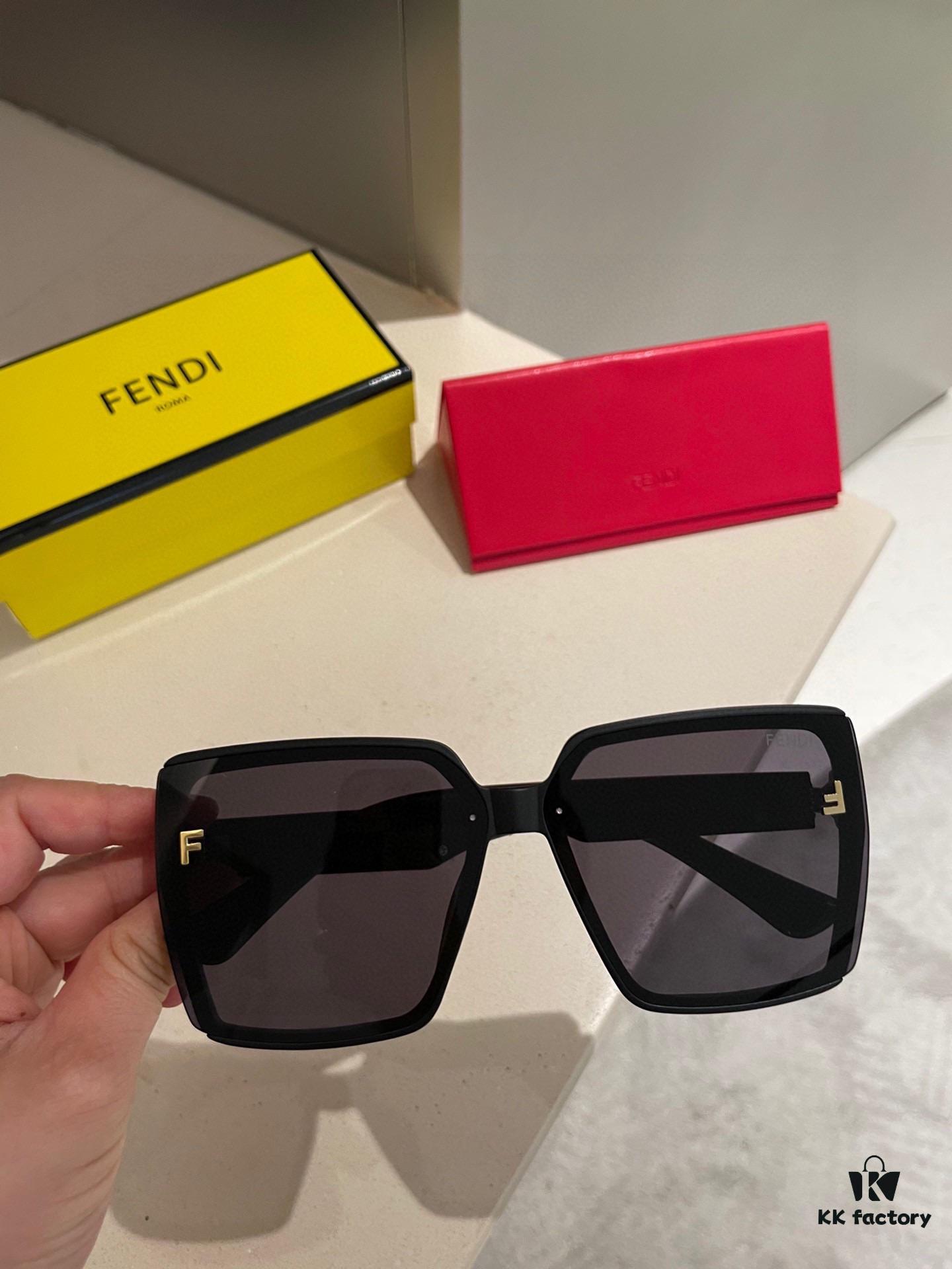 Fendi Postaloy Resin Polarized Sunglasses 😎 New Style Chic Sun Glasses to Reduce Glare 🥰 Block Harmful Light and Radiation 😊 Essential Fashion Accessory for Travel and Outfits 🌸 Also Suitable for Driving 🧐 Brand Philosophy - Trends Come and Go, but Style Remains Forever 🥳