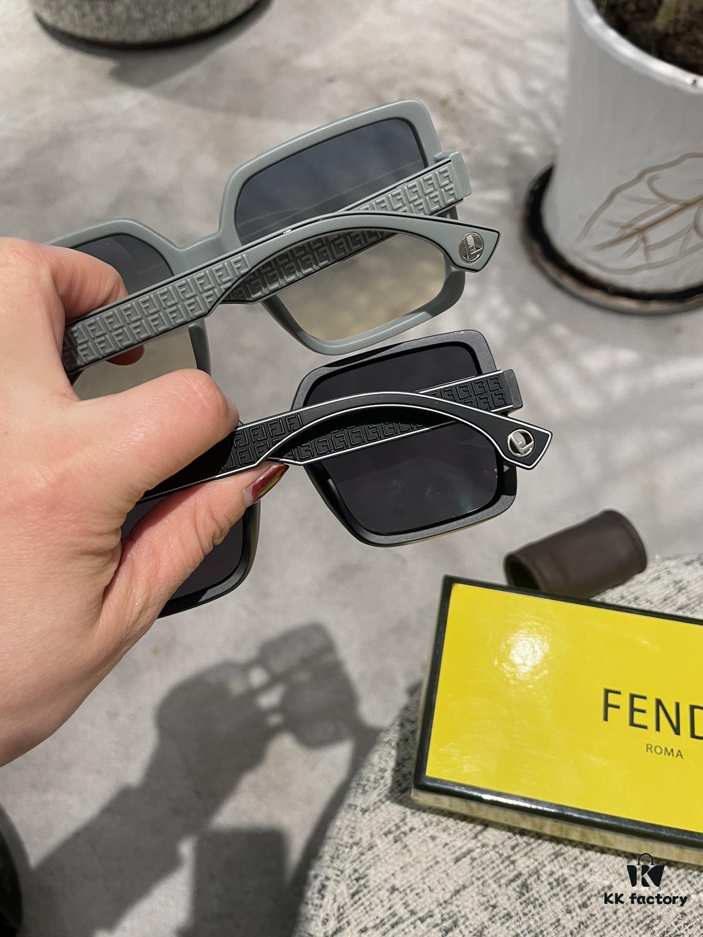 Fendi Postaloy Resin Polarized Sunglasses 😎 New Style Chic Sun Glasses to Reduce Glare, Block Harmful Light and Radiation 🥰 Essential Fashion Accessory for Travel, Outings, and Driving 🌸