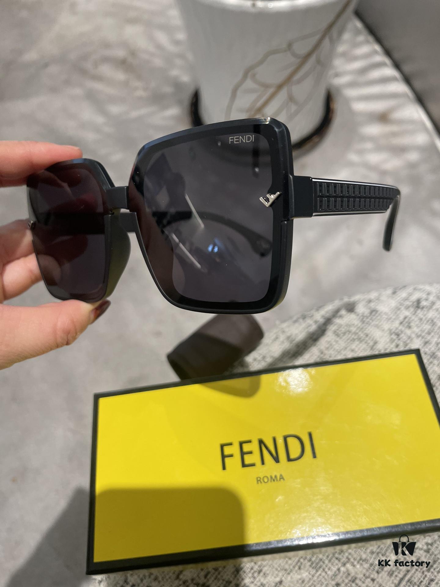 Fendi Postaloy Resin Polarized Sunglasses 😎 New Style Chic Sun Glasses to Reduce Glare, Block Harmful Light and Radiation 🥰 Essential Fashion Accessory for Travel, Outings, and Driving 🌸