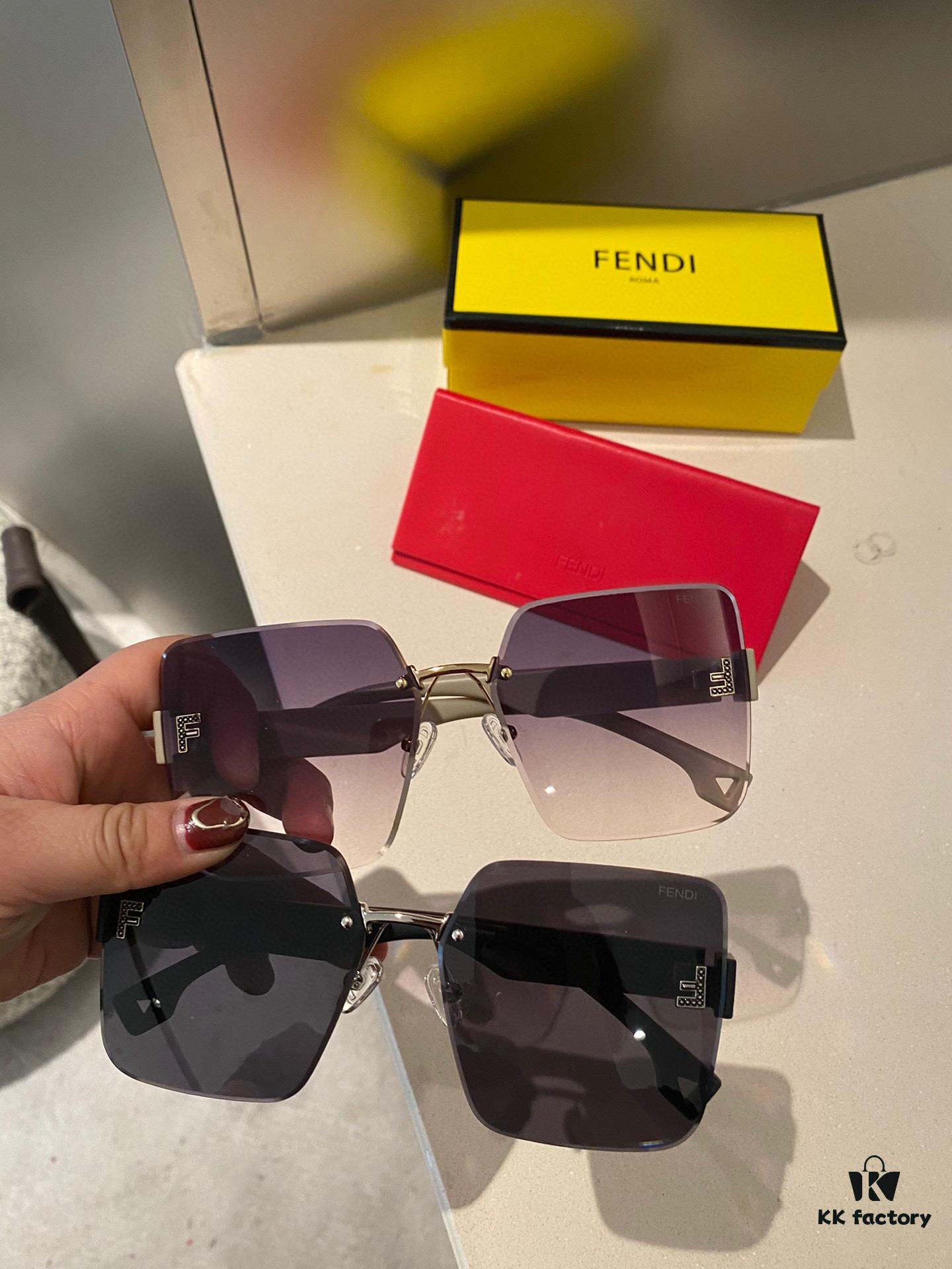 Fendi Postaloy Resin Polarized Sunglasses 😎 New Style Chanel-Style Sunglasses Reduce Glare, Block Harmful Radiation 🥰 Essential for Travel and Styling 🌸 Suitable for Driving 🧐 Brand Philosophy - Trends Come and Go, but Style Remains 🥳 6112 Eyewear Sunglasses
