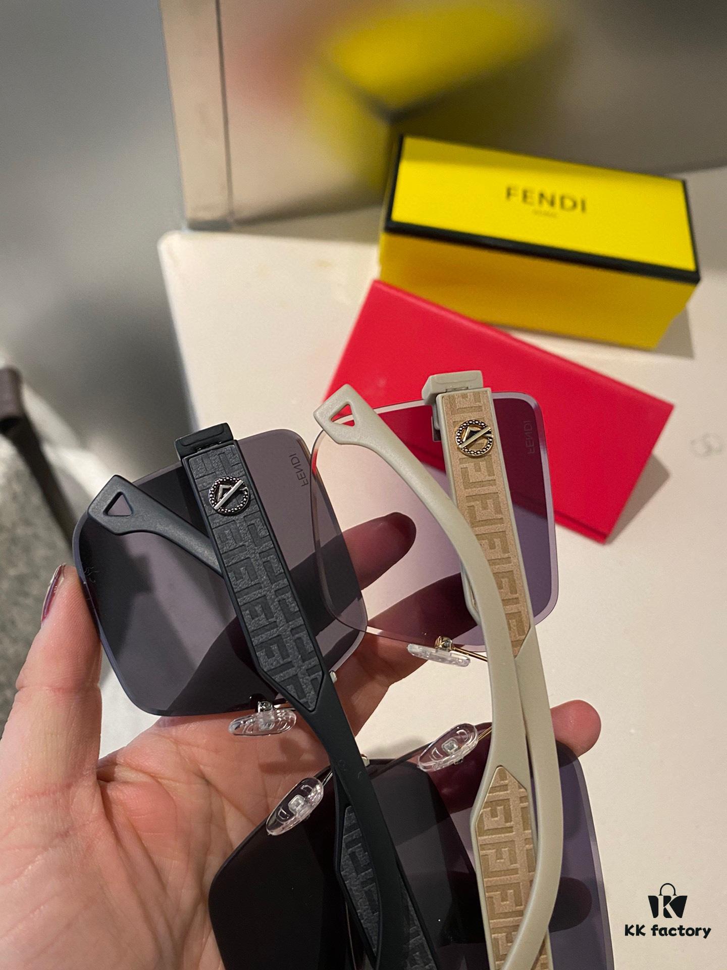 Fendi Postaloy Resin Polarized Sunglasses 😎 New Style Chanel-Style Sunglasses Reduce Glare, Block Harmful Radiation 🥰 Essential for Travel and Styling 🌸 Suitable for Driving 🧐 Brand Philosophy - Trends Come and Go, but Style Remains 🥳 6112 Eyewear Sunglasses