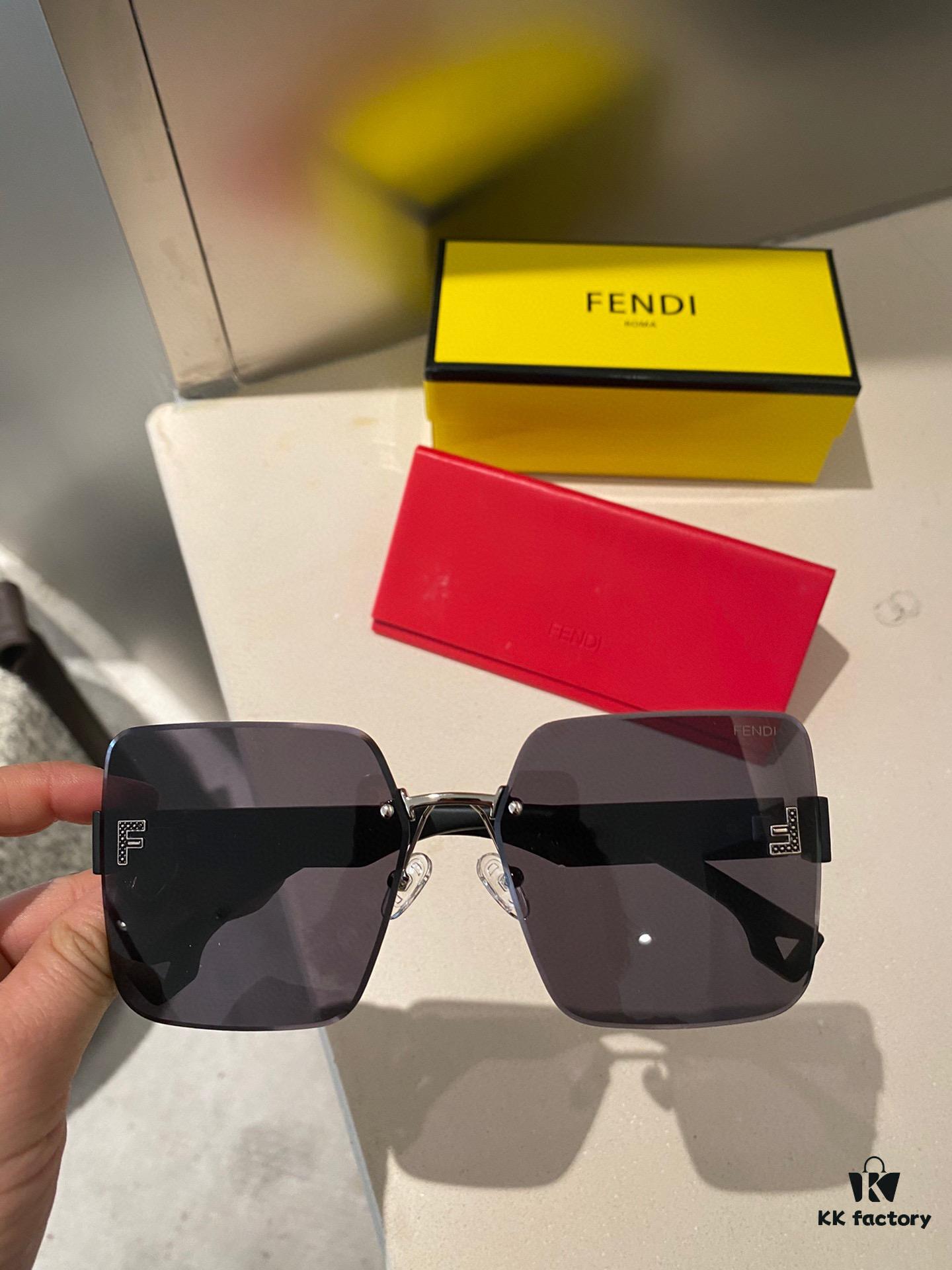 Fendi Postaloy Resin Polarized Sunglasses 😎 New Style Chanel-Style Sunglasses Reduce Glare, Block Harmful Radiation 🥰 Essential for Travel and Styling 🌸 Suitable for Driving 🧐 Brand Philosophy - Trends Come and Go, but Style Remains 🥳 6112 Eyewear Sunglasses
